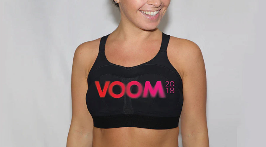 MAAREE VOOM campaign of lady wearing black sports bra