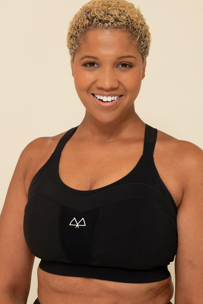 Solidarity High Impact Black Sports Bra