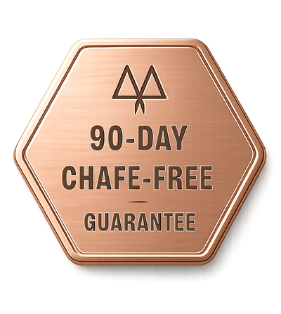 90-day chafe-free guarantee