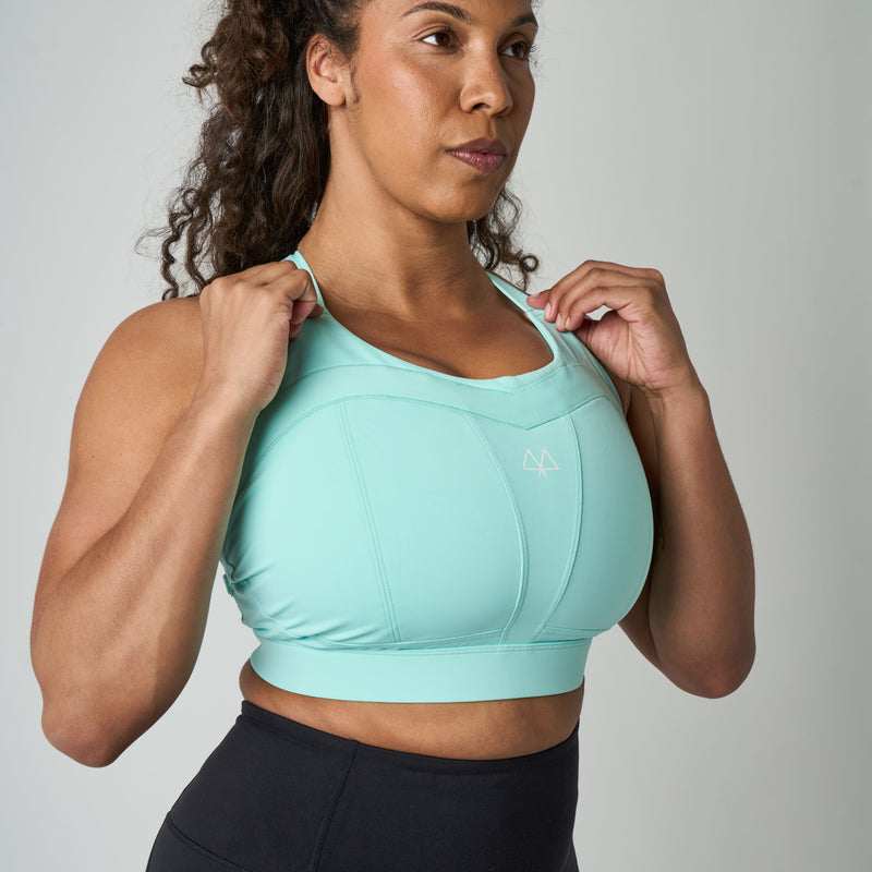 MAAREE Solidarity high-impact sports bra in spearmint